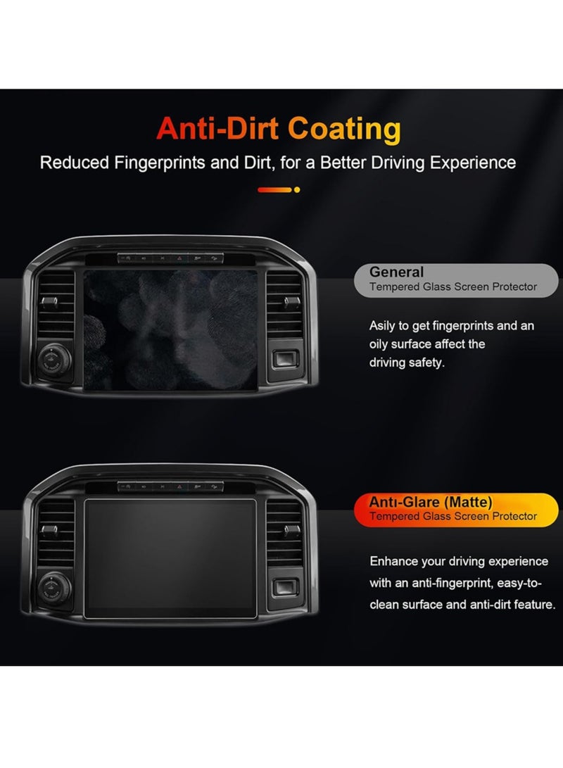 Oasisgalore Screen Protector for Ford F-150 2021 2022 2023 2024 2025 SYNC4 12 Inch Touchscreen Tempered Glass Screen Protector，9H Hardness, HD Anti-Scratch - Image 3
