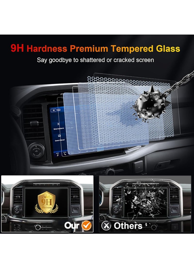 Oasisgalore Screen Protector for Ford F-150 2021 2022 2023 2024 2025 SYNC4 12 Inch Touchscreen Tempered Glass Screen Protector，9H Hardness, HD Anti-Scratch - Image 4