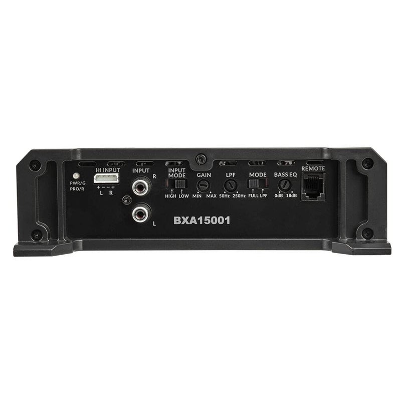 Belva BXA15001 1500W Peak BX-Series 2-Ohm Stable Class-A/B Monoblock Car Audio MOSFET Amplifier with Remote Subwoofer Level Control - Image 4