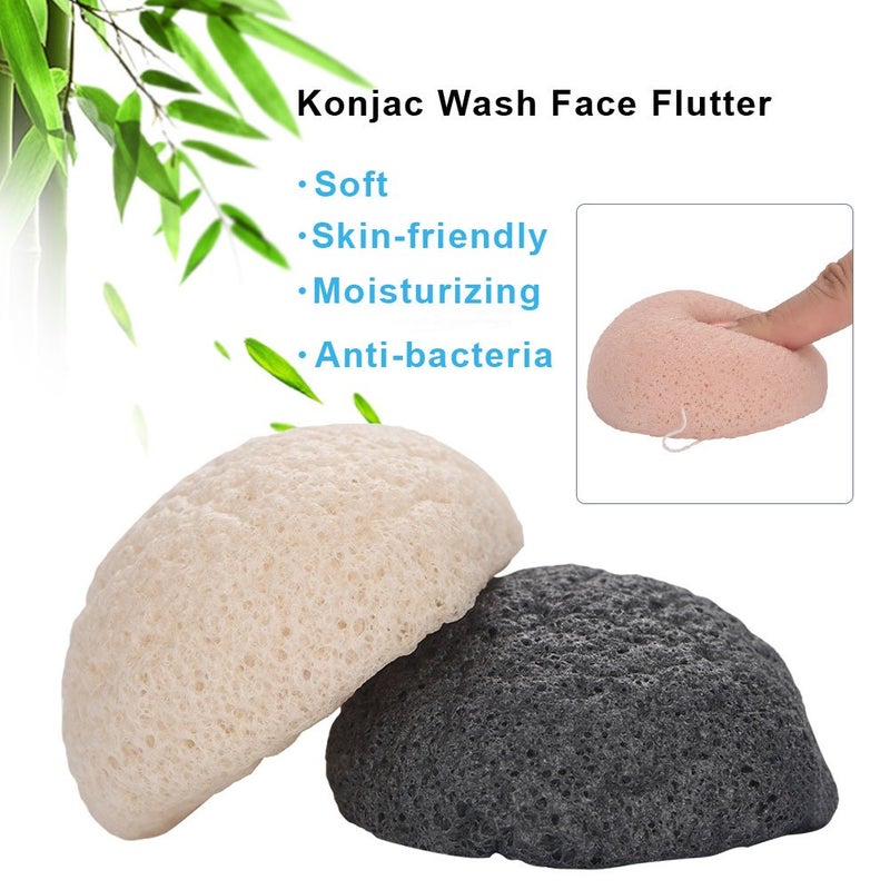 TARSHYRY Konjac Sponge Set, 5 Colors Round Konjac Wash Puff Konjac Bath Sponges Facial Care Cleansing Konjac Sponge For Bath Sponges Gently Facial Puff - Image 4