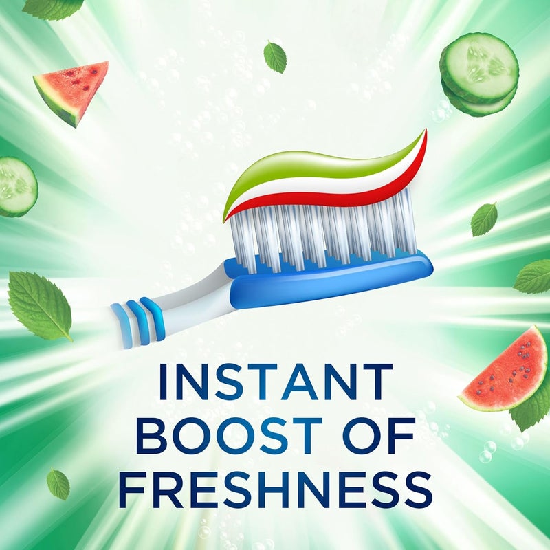Aquafresh Senses Refreshing Watermelon Cucumber Mint Toothpaste 75 ml - Image 2