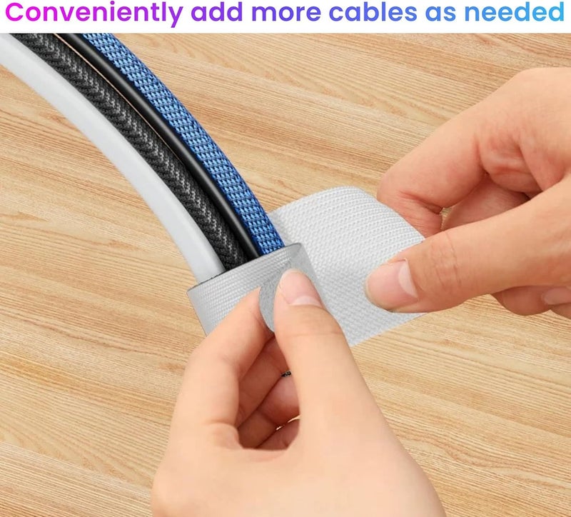 40 Pcs Self Adhesive Cable Ties Wire Organizer - Adjustable Cord Straps for Cable Management - Image 4