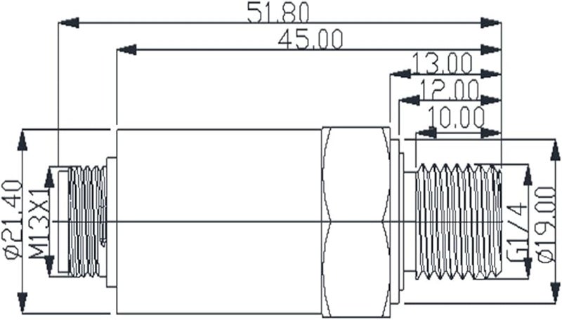 G1 4 Port Metal Pressure Sensor Transmitter For Pumps Systems - Image 4