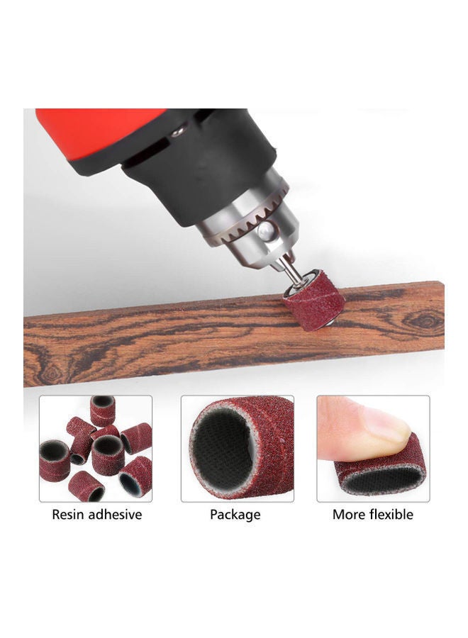 NIBEMINENT 252-Piece Drum Sander Set Brown/Black - Image 4