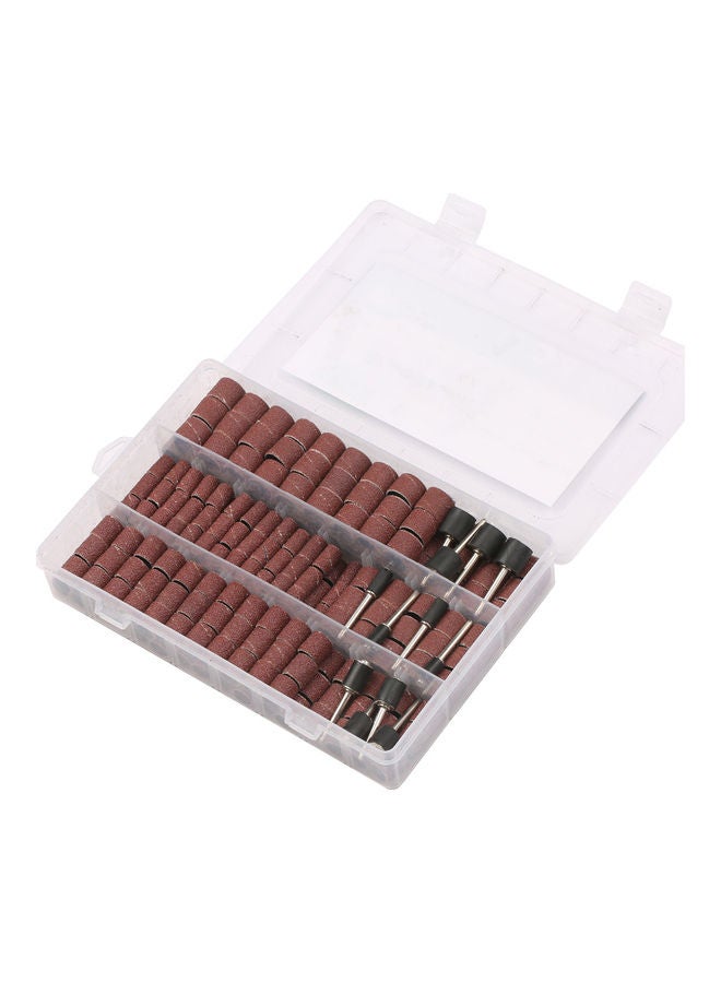 NIBEMINENT 252-Piece Drum Sander Set Brown/Black - Image 2