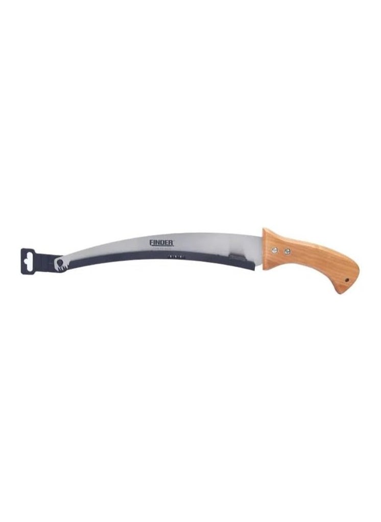 Generic - FINDER Garden Pruning Saw – with Polished Blade and Ergonomic Wooden Handle for Efficient Cutting, 13 inch, 191597, Gardening Tools, Handle for Smooth Cutting of Branches & Shrubs - Image 1