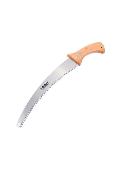 FINDER Garden Pruning Saw – with Polished Blade and Ergonomic Wooden Handle for Efficient Cutting, 13 inch, 191597, Gardening Tools, Handle for Smooth Cutting of Branches & Shrubs