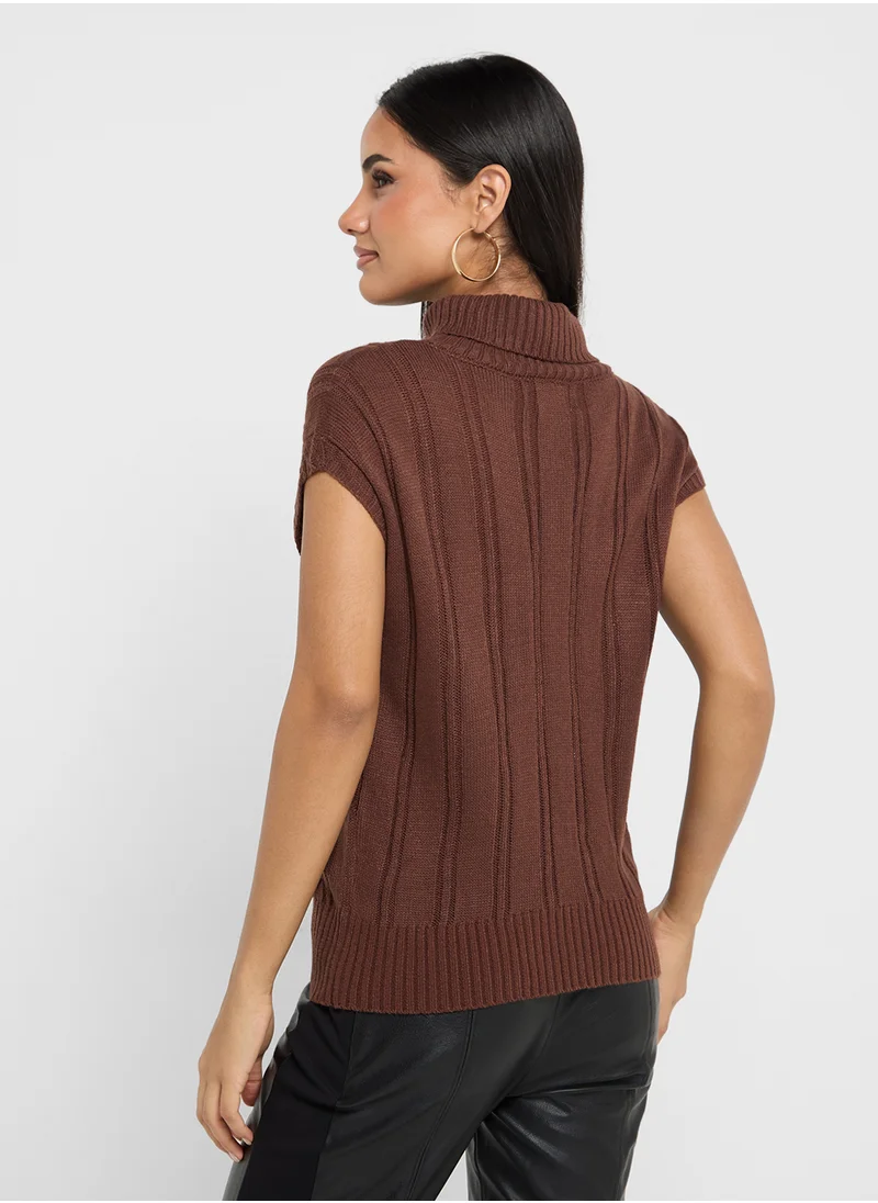 ELLA Ribbed Sweater Vest