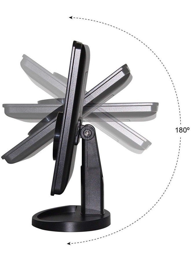 Cyrox LED Makeup Mirror with Storage Tray, LED Vanity Mirror Touch Screen Light Mirror for Makeup, Portable Tabletop Cosmetic Mirror (1Pcs) - Image 4