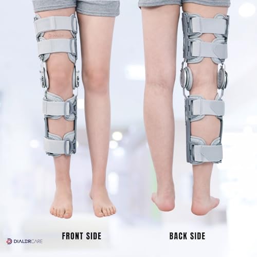 DIALDRCARE Nylon Hinged Knee Support Brace Adjustable Stabilizer For Men And Women (Adjustable 52 Cm To 65 Cm) - Image 4