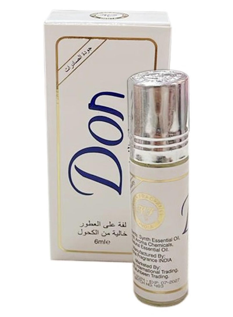 عطر رول أون برائحة فرنسية، خالي من الكحول، 6 مل