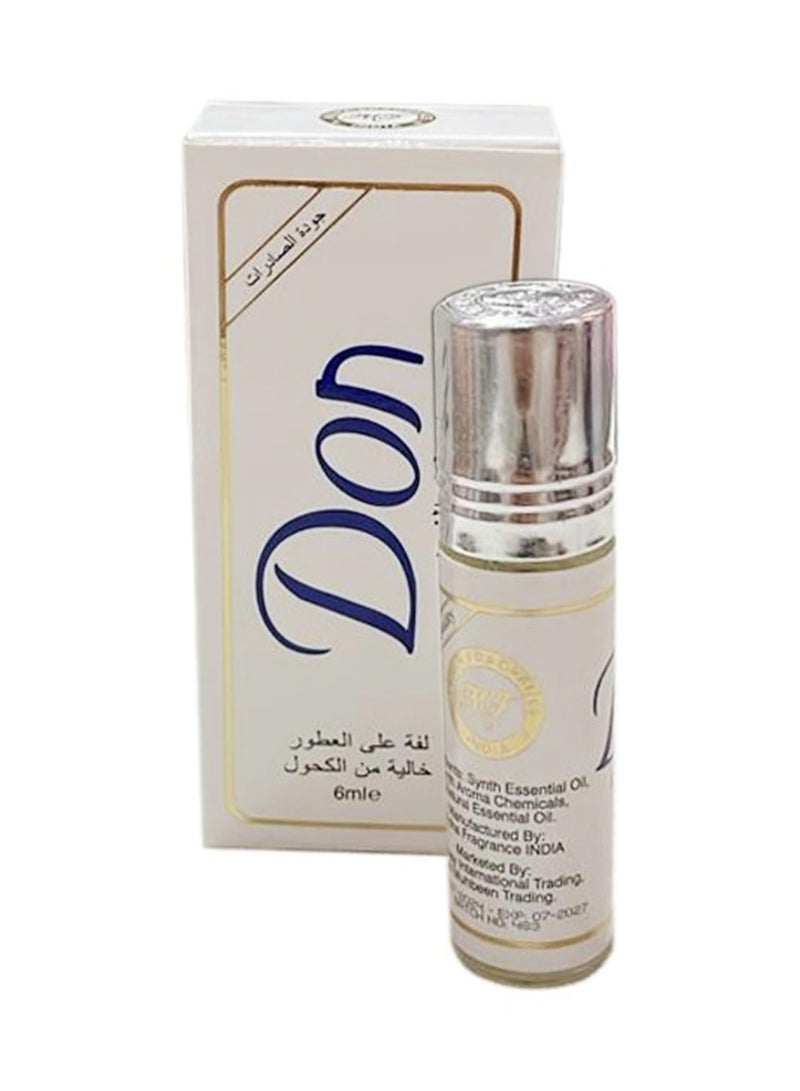 عطر رول أون برائحة فرنسية، خالي من الكحول، 6 مل