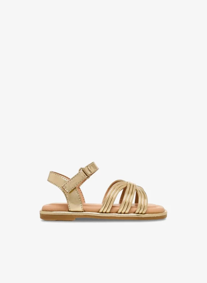 جونيورز Junior Girls Hook & Loop Strap Sandals Ramadan Collection