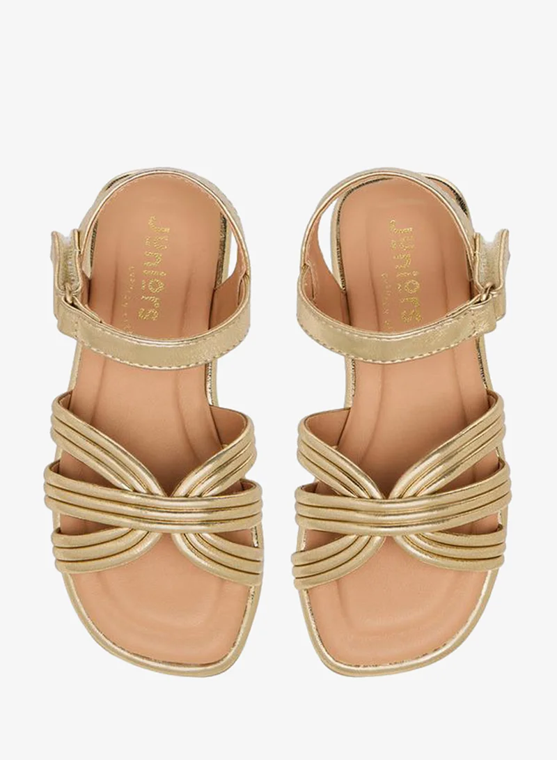 جونيورز Junior Girls Hook & Loop Strap Sandals Ramadan Collection