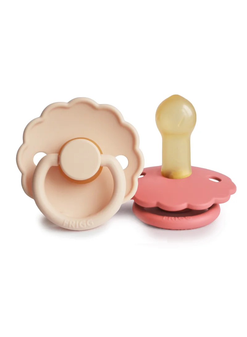 FRIGG Daisy Latex 2-Pack 6-18 Months - Pink Cream/Poppy - Size 2