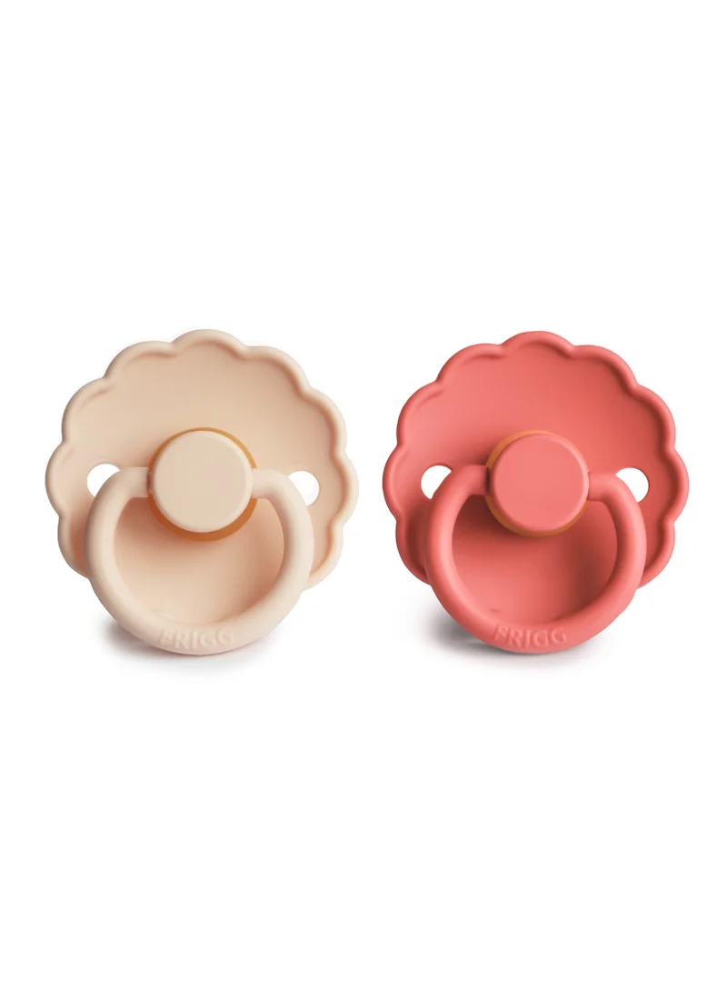 FRIGG Daisy Latex 2-Pack 6-18 Months - Pink Cream/Poppy - Size 2