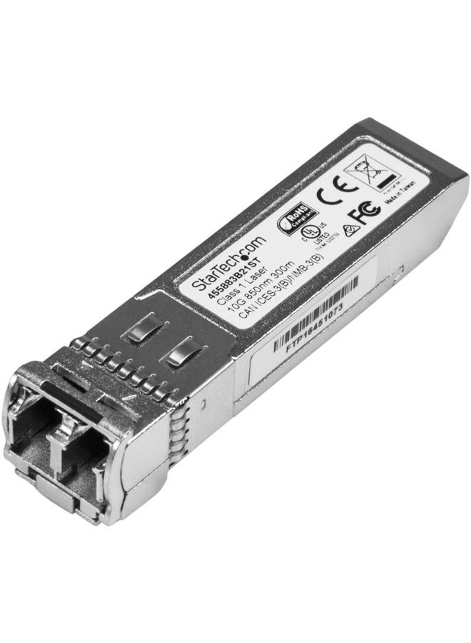 StarTech .com HPE 455883-B21 Compatible SFP+ Module-10GBASE-SR-10GbE Multi Mode (MMF) Fiber Optic Transceiver-10GE Gigabit Ethernet SFP+ - LC 300m- 850nm-DDM HPE 6120XG,6120G,Flex Fabric (455883B21ST) - Image 1