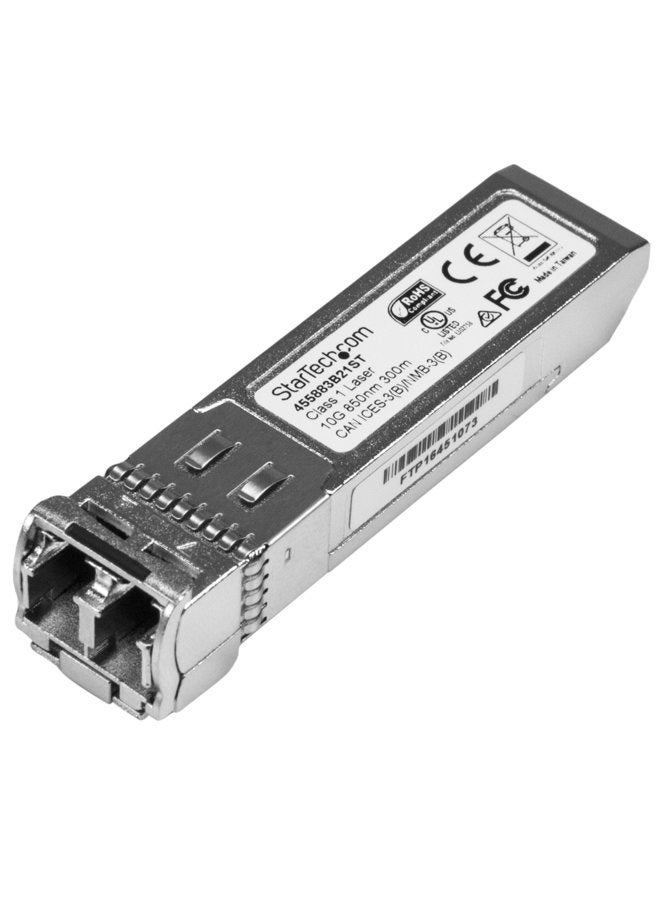 StarTech .com HPE 455883-B21 Compatible SFP+ Module-10GBASE-SR-10GbE Multi Mode (MMF) Fiber Optic Transceiver-10GE Gigabit Ethernet SFP+ - LC 300m- 850nm-DDM HPE 6120XG,6120G,Flex Fabric (455883B21ST) - Image 4