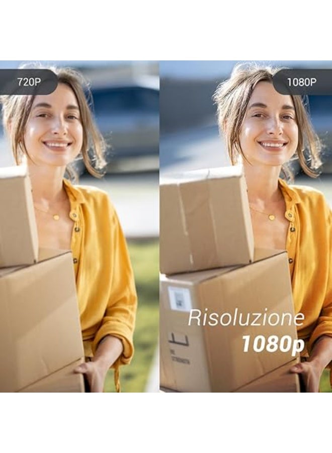 EZVIZ HP5 WiFi Video Intercom System 1080P 7" Color Touch Monitor 2 Wire Video Doorbell Remote Unlock Two-Way Audio Night Vision Slim Design - Image 3