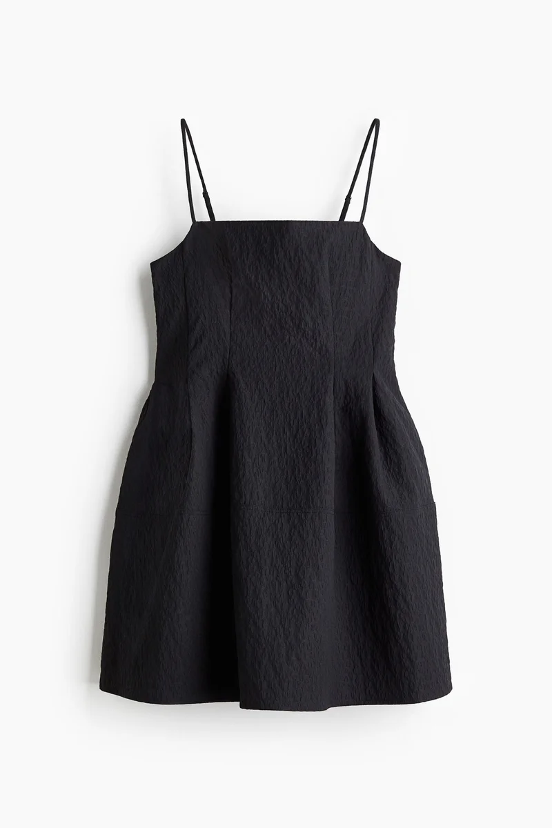 H&M Jacquard-weave strappy dress