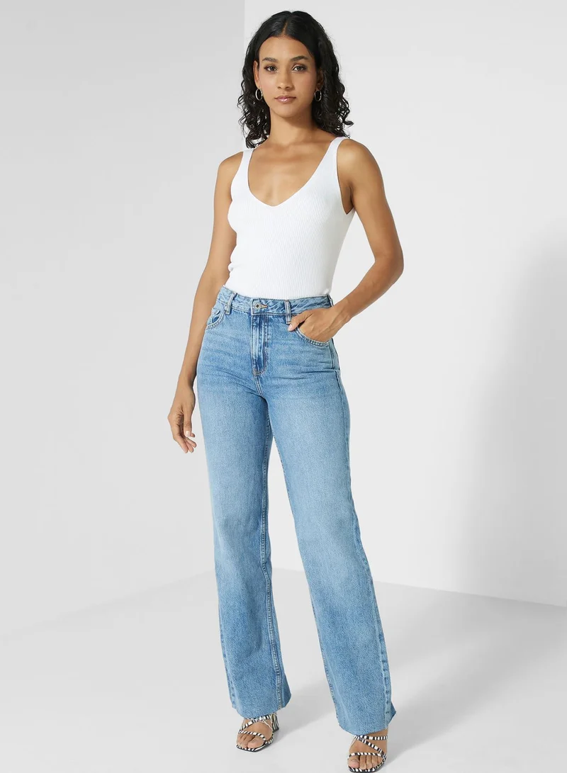 MANGO High Waist Jeans
