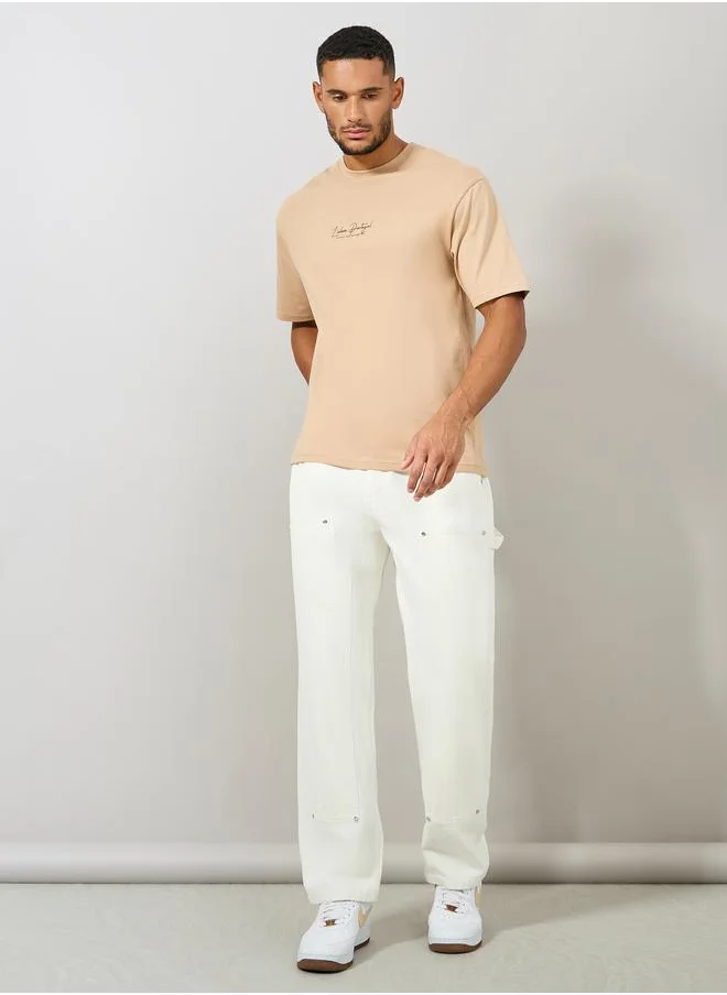 ستايلي Premium Carpenter Fit Overdyed Jeans