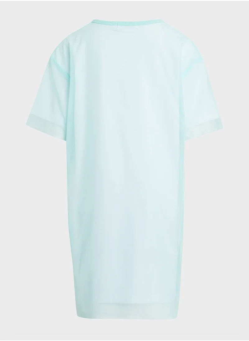 Calvin Klein Jeans Youth Mesh Layer Dress