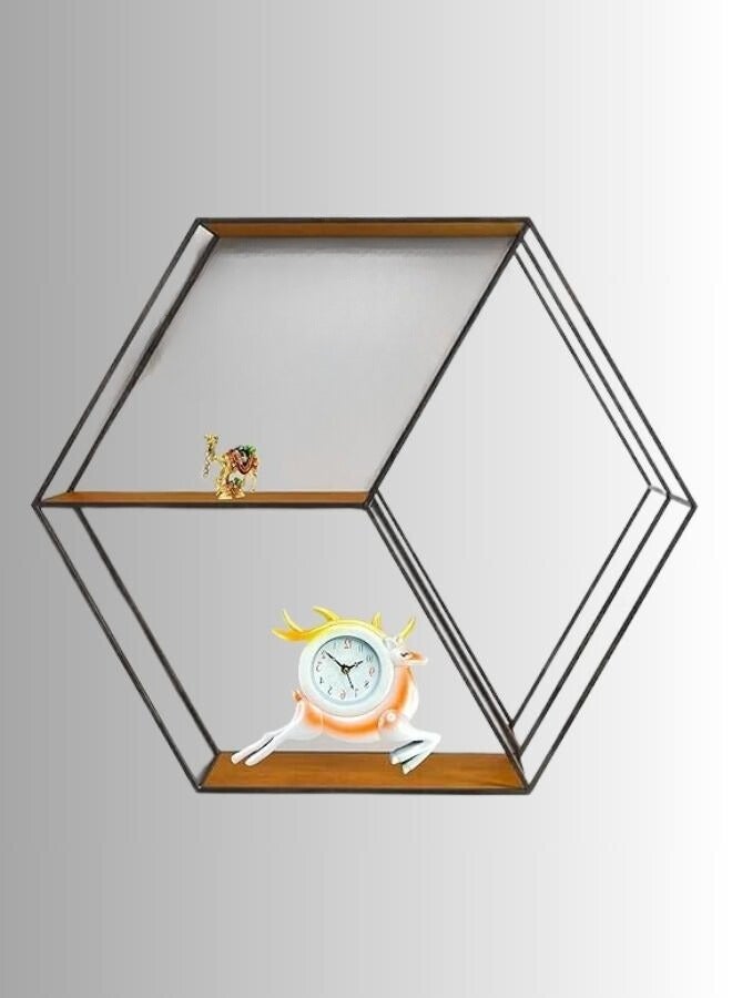 Lukadah Deer Clock Luxury Decoration, Gifts, Ornaments, Home Decor, Table, Shelves, Living Room, Office, Bedroom, Festival Gift (White)  - Image 3
