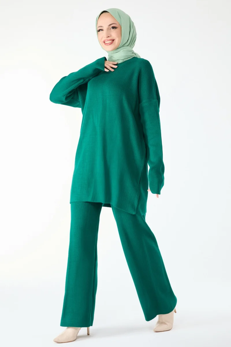 Tofisa 24401-ZUMRUT Knitwear Set