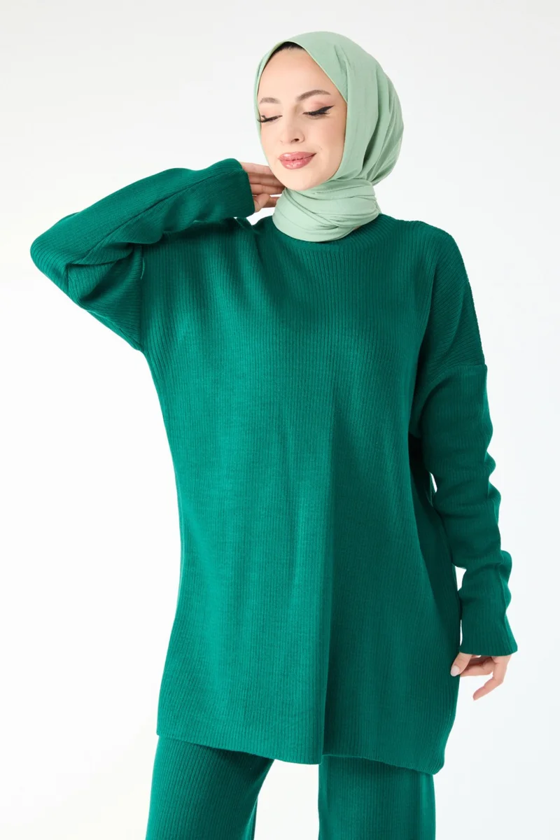 Tofisa 24401-ZUMRUT Knitwear Set