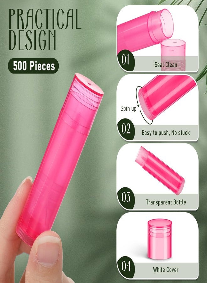 Nuanchu 200 Pcs Lip Balm Tubes Empty Lip Gloss Tubes Bulk Women 0.186 Oz/ 5.5 ml Lip Gloss Container Kit Clear PVC Lip Containers with Caps for DIY(Multicolor) - Image 5