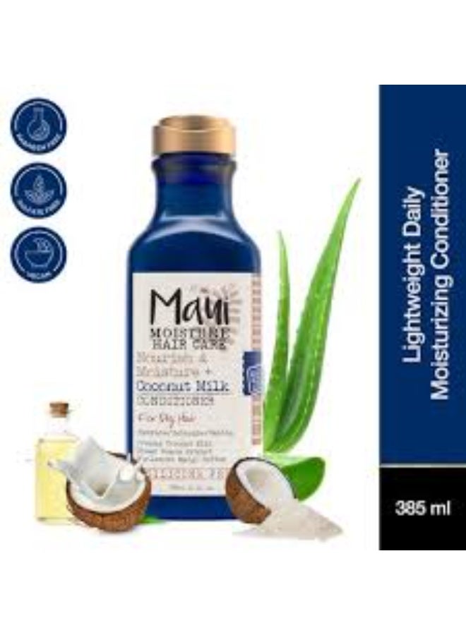 Maui Moisture Coconut Milk Nourish & Moisture Conditioner 385ml - Image 3