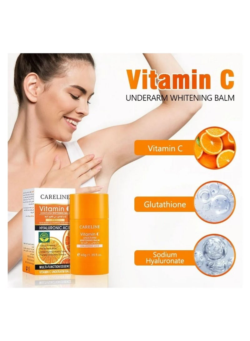 Careline vitamin C balm for underarms lightening 40 gm - Image 3