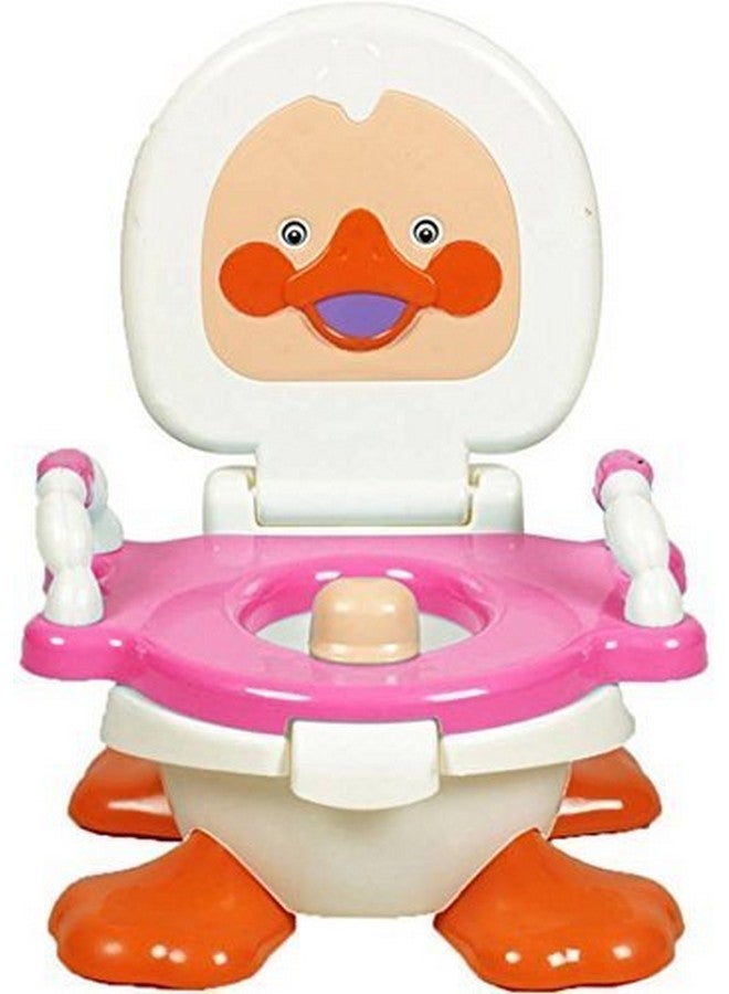 PUMPKIN Panda Baby Duck Potty Sheet With Handel Pink - Image 1