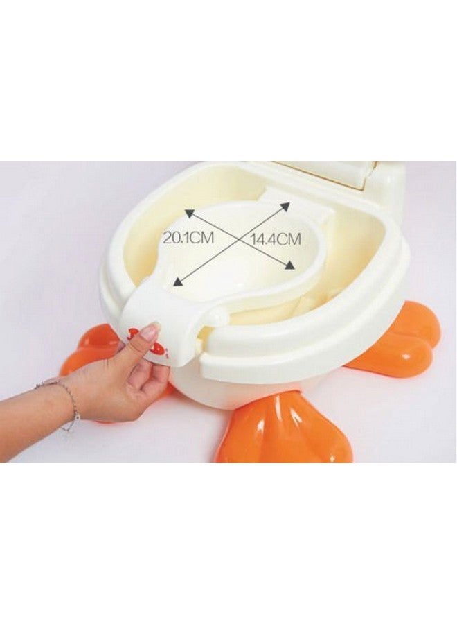 PUMPKIN Panda Baby Duck Potty Sheet With Handel Pink - Image 2