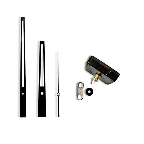Epoxy Fusion Quartz Sweep Silent Movement Machine for Wall Clock | Large Wall Clock Needles Set | Big Wall Clock Machine and Hands Set (25x18.5x16cm) | 16x24cm | Ideal for Home and Office Decoration - Image 1