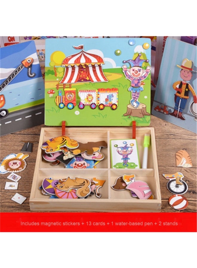 Wooden Puzzle Educational Toy for Kids - Brain Development Game