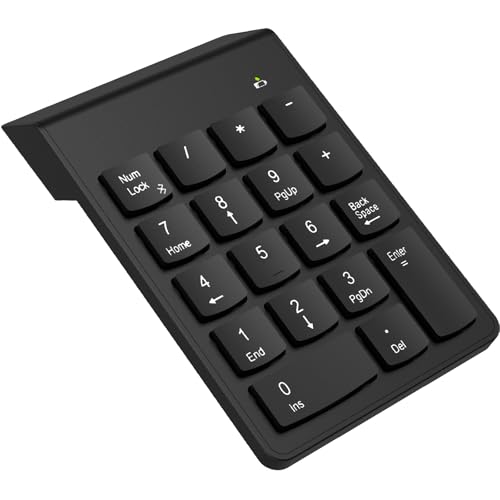 NOOX USB Number Pad Numpad Numeric Keypad 18 Key Number Keypad Mini Keyboard for Laptop PC Computer Notebook ChromeBook Surface Desktop Accessories Financial Tax Accounting Office Tool Gadgets - Image 1