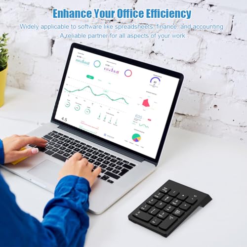 NOOX USB Number Pad Numpad Numeric Keypad 18 Key Number Keypad Mini Keyboard for Laptop PC Computer Notebook ChromeBook Surface Desktop Accessories Financial Tax Accounting Office Tool Gadgets - Image 4