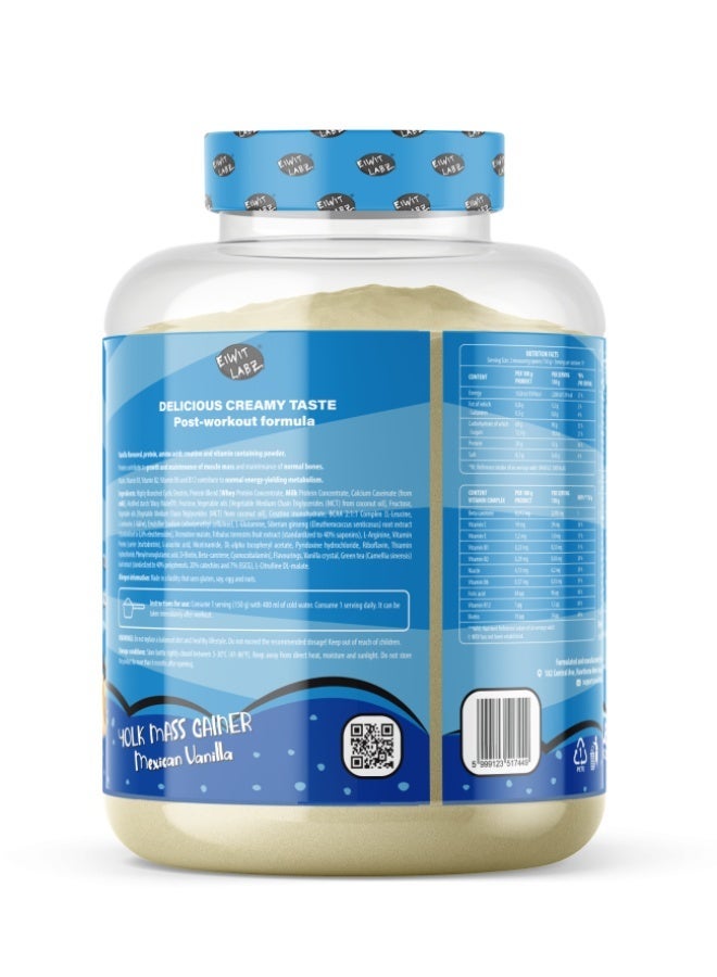 EIWIT LABZ Yolk Mass Gainer 5LB – Mexican Vanilla - Image 2