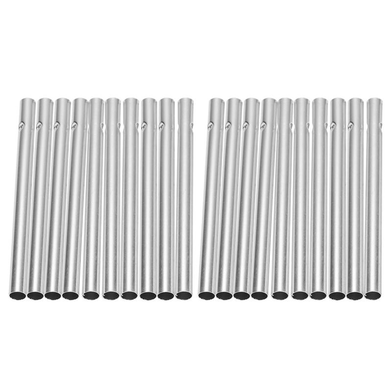 Aluminum Wind Chime Tubes 90mm Length 6mm Diameter DIY Replacement Tubing Craft Supplies - Image 2