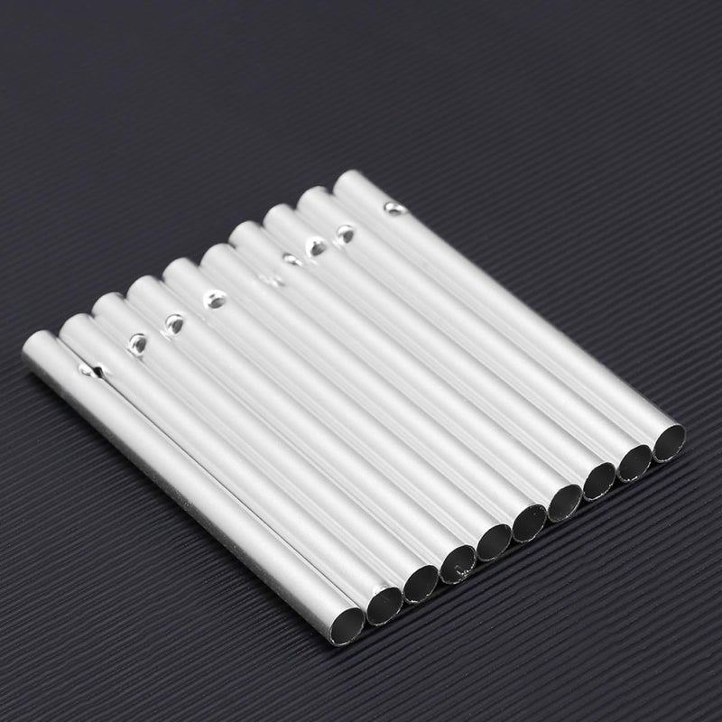 Aluminum Wind Chime Tubes 90mm Length 6mm Diameter DIY Replacement Tubing Craft Supplies - Image 4