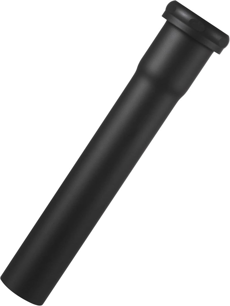 Fipoque 18 Gauge Brass Slip Joint Extension Tube 1-1/4” OD x 8” with Nut and Rubber Washer, P Trap Extension Tube, Sink Drain Tailpiece Tube Extension Heavy Duty, Matte Black - Image 4