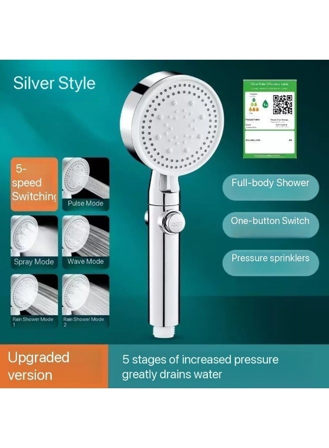 Shower Head High Pressure With Complete Set, 3 Spray Modes, Water Saving Shower Head with ON/OFF Pause for Spa & Bathing - Image 4