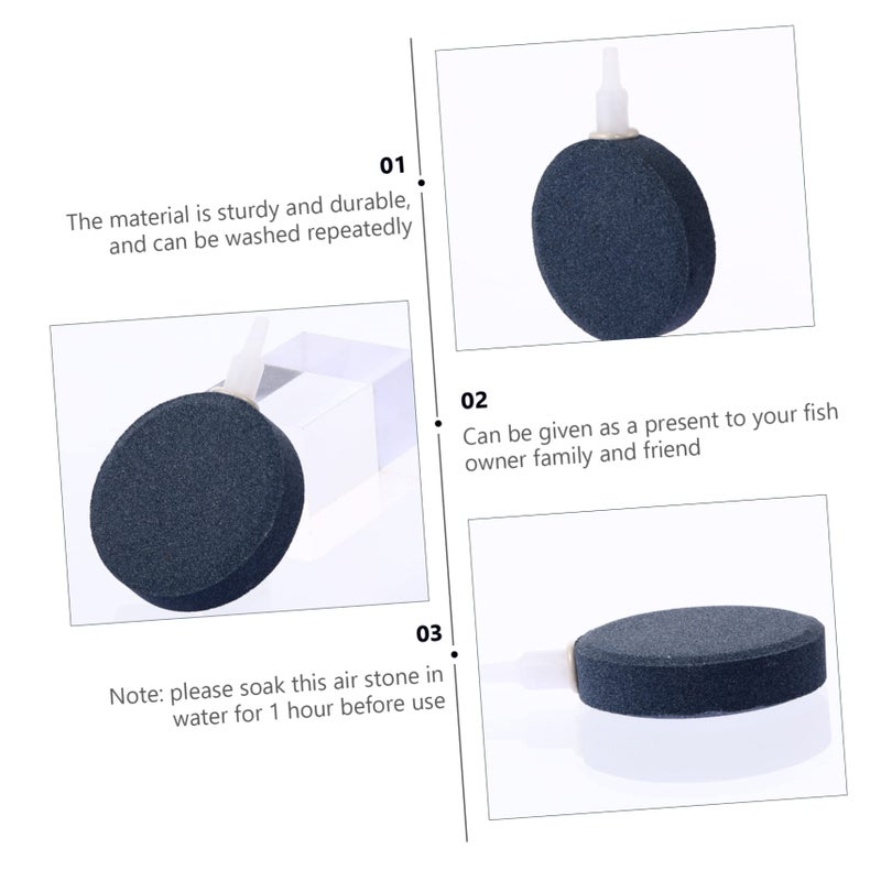 4PCS Aquarium Air Stone Set Fish Tank Oxygen Bubble Stone for Freshwater and Saltwater - Image 5