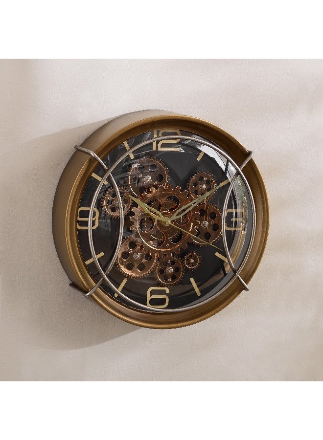 Home Box Maverick Vintage Gear Wall Clock - 35x10.3x35 cm - Image 1