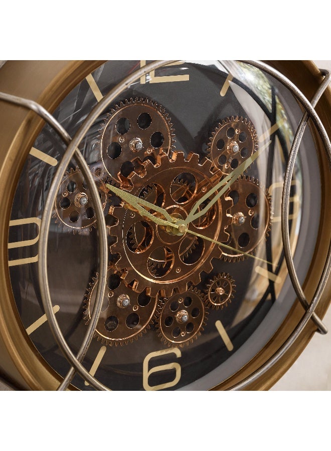 Home Box Maverick Vintage Gear Wall Clock - 35x10.3x35 cm - Image 3