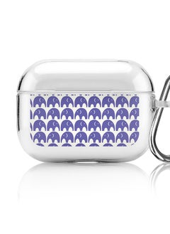 Stylizedd Classic Clear printed Case for Apple AirPods Pro 2nd Generation Thin Transparent Cover [Designed for Apple AirPods Pro 2nd Generation] - Baby Elephants  - Image 1