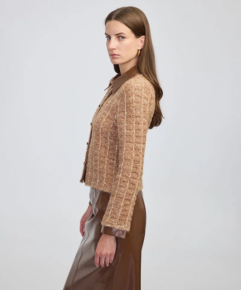 Ipekyol  Mixed Media Jacket for Women | Best Price UAE