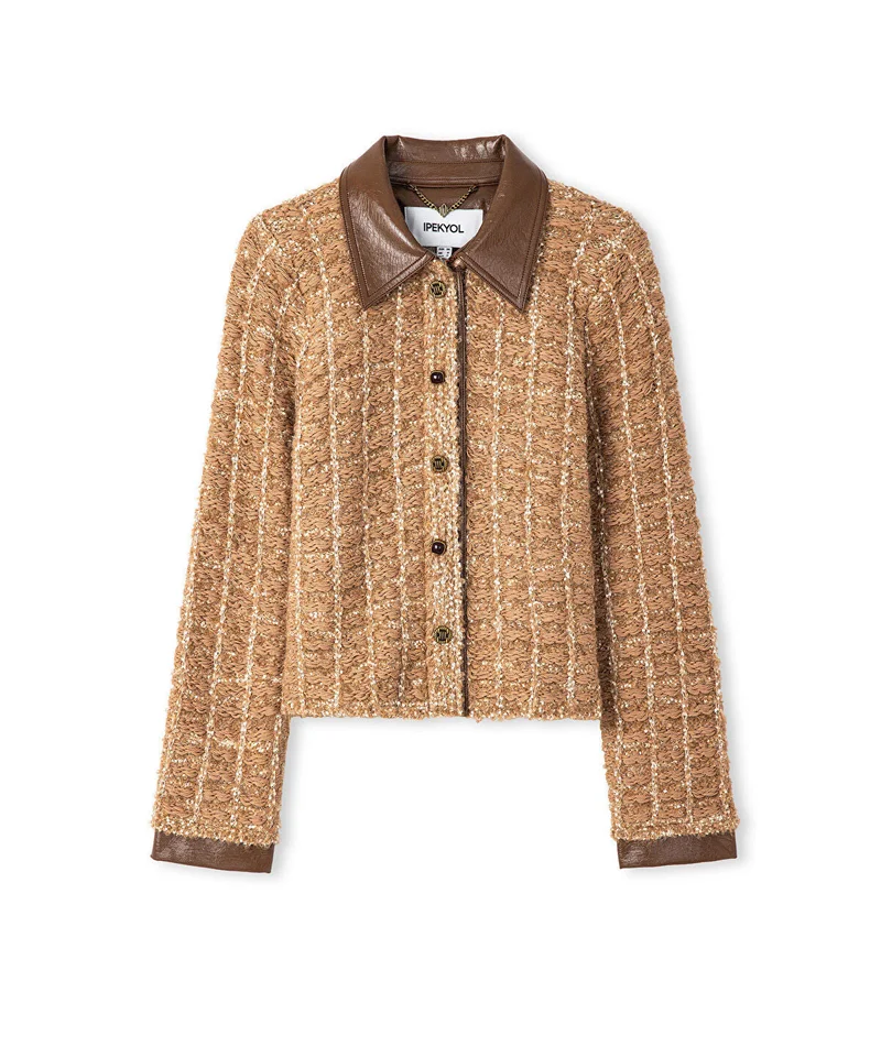 Ipekyol  Mixed Media Jacket for Women | Best Price UAE